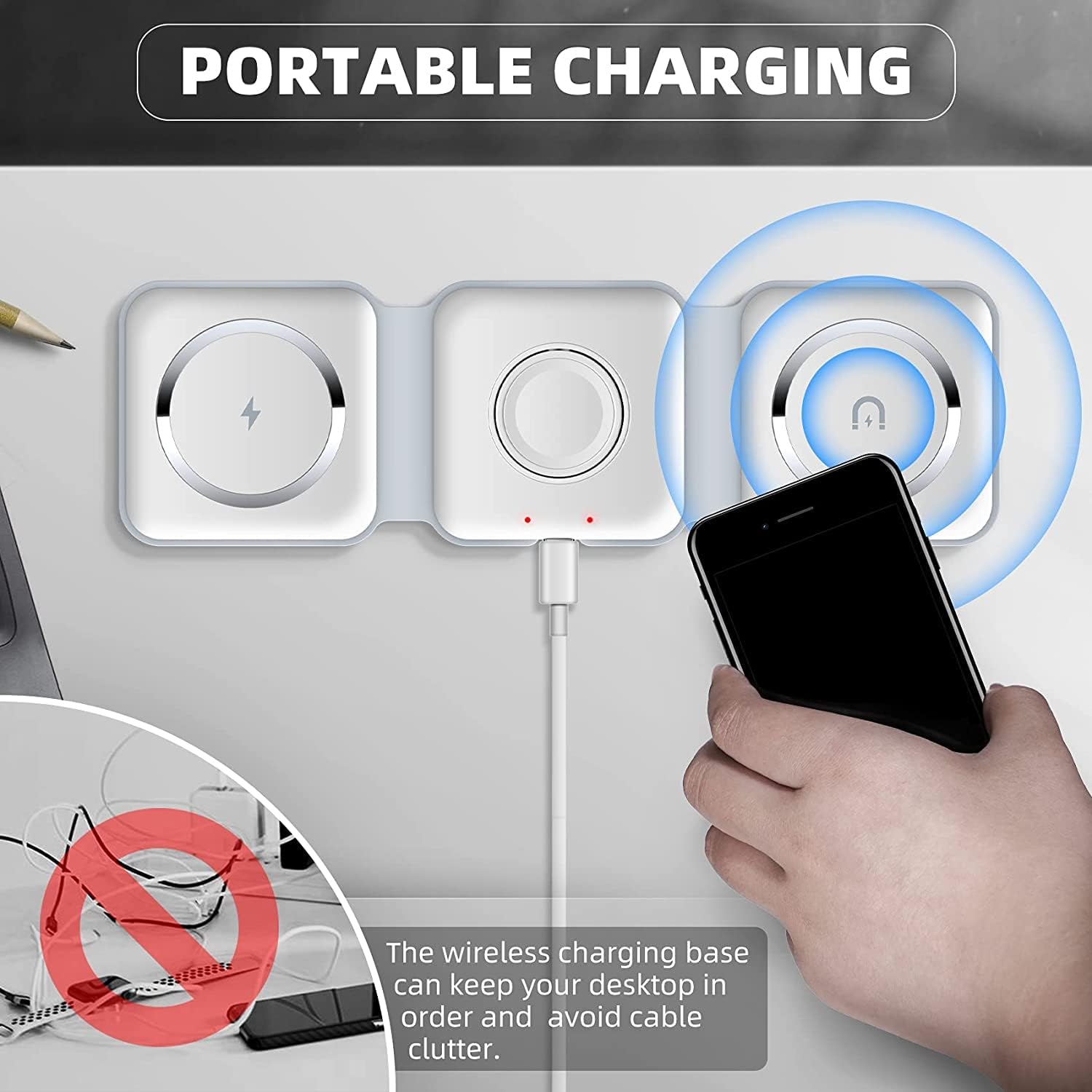 3-in-1 Wireless Charging Pad Zambeel