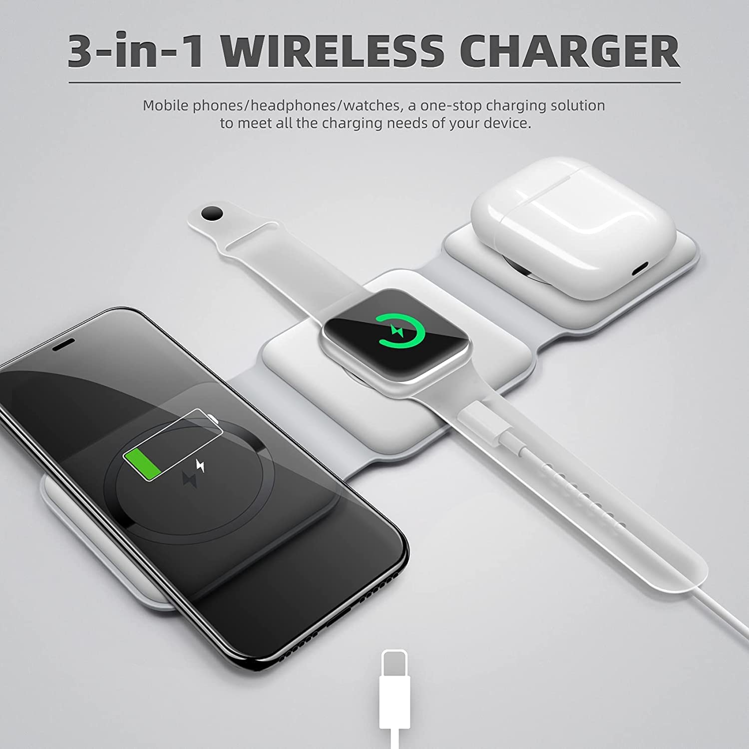 3-in-1 Wireless Charging Pad Zambeel