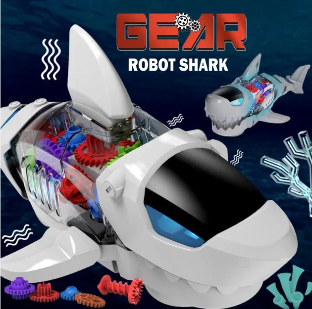 Universal Shark Toys With Light Zambeel